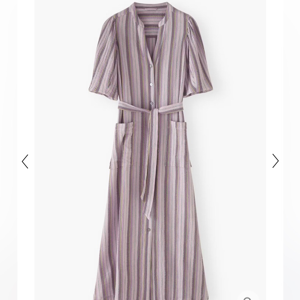 Wrap London Striped textured dress
Crinkle cotton - Picture 7 of 8